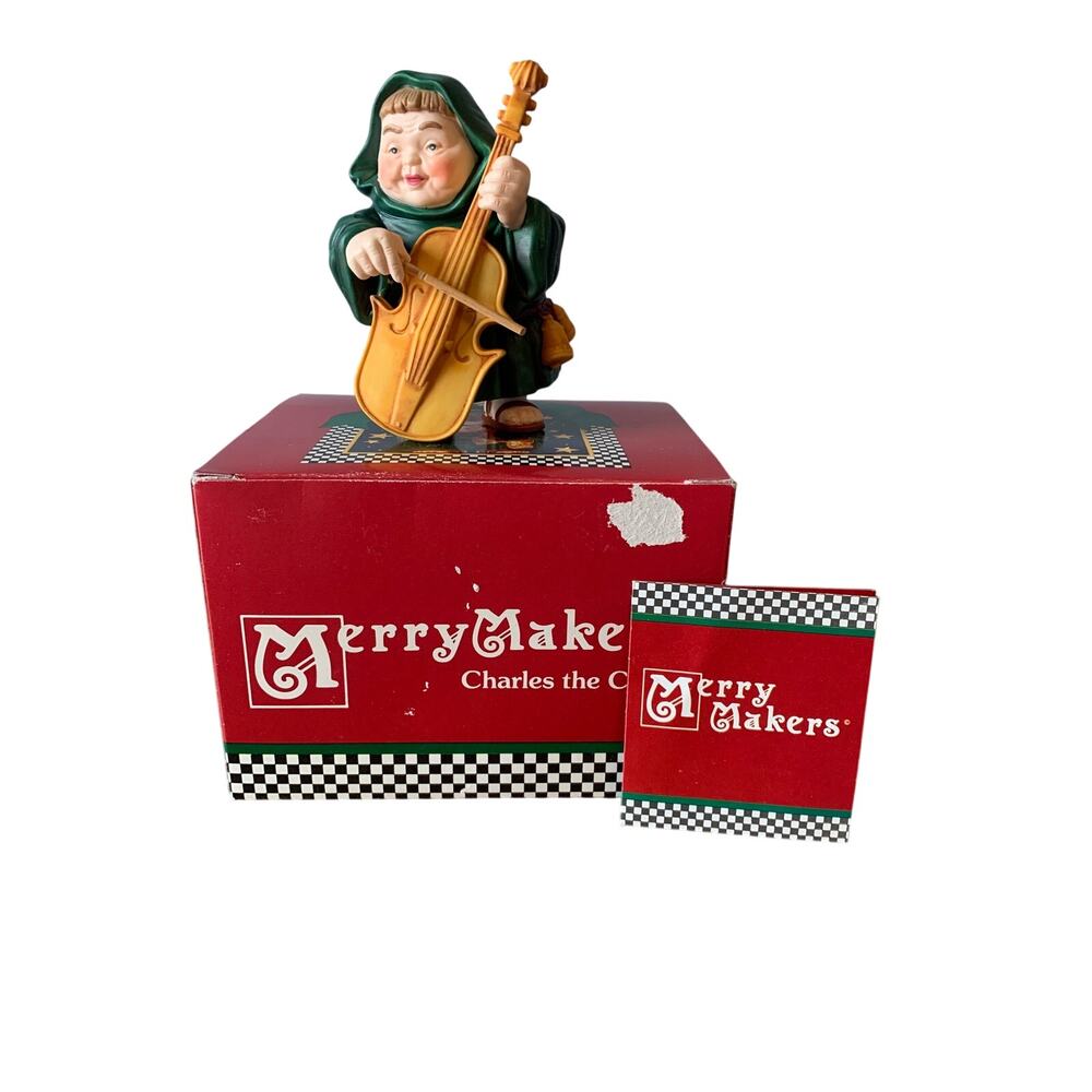 Department Dept 56 Merry Makers Charles the Cellist Figurine Christmas